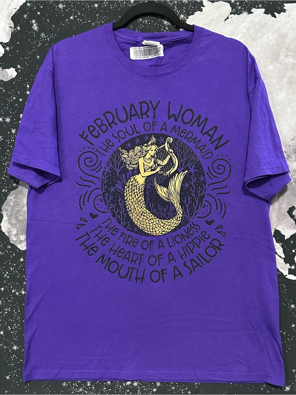 February Woman Mermaid Horoscope Shirt